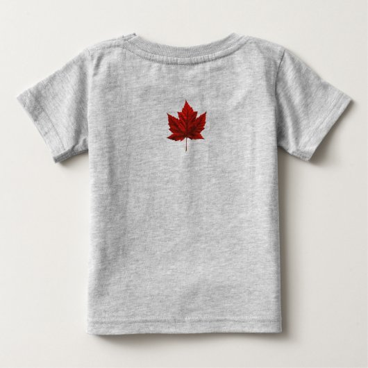 Canada Flag Toddler Shirt Canada Baby Souvenir Top (Achterkant)