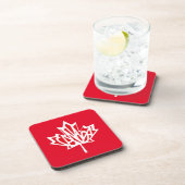CANADA FLAG VERSION GRATIS DOOR Masanser Bier Onderzetter (Rechterzijde)
