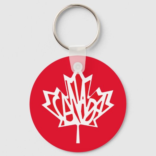 CANADA FLAG VERSION GRATIS DOOR Masanser Sleutelhanger (Voorkant)