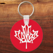CANADA FLAG VERSION GRATIS DOOR Masanser Sleutelhanger (Voorkant)