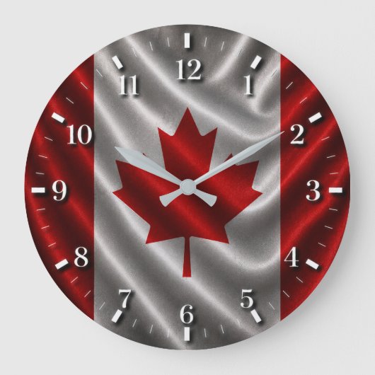 Canada Flag Watch 2026 Grote Klok (Voorkant)