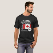 CANADA FLAG World Football Soccer T-shirt (Voorkant volledig)