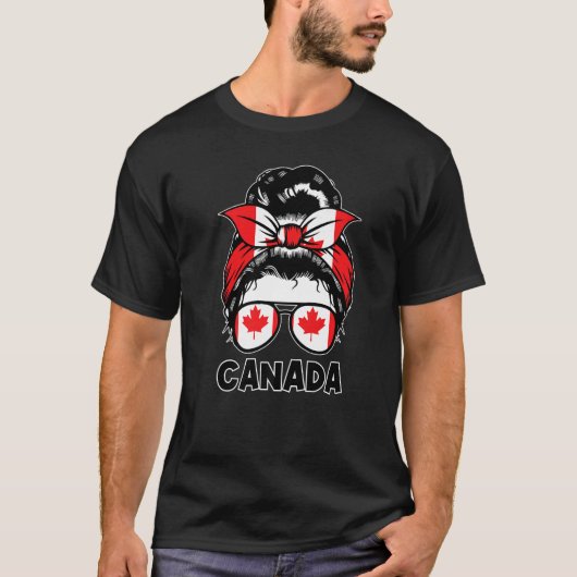 Canada Flags Canadian 2 T-shirt (Voorkant)