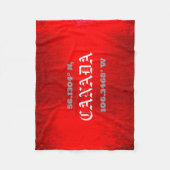 CANADA FLEECE DEKEN (Voorkant)