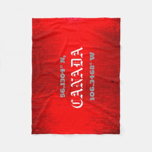 CANADA FLEECE DEKEN (Voorkant)
