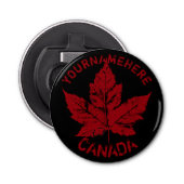 Canada Fles Open Custom Cool Canada Gifts Button Flesopener (Voorkant)