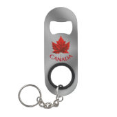 Canada Flesopener Canada Maple Leaf Souvenir Mini Flessenopener (Voorkant)