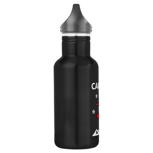 Canada Flying Red Snowboarder Kleur Waterfles (Links)