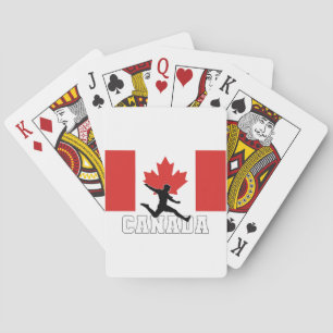 Canada Football Voetbal Nationaal Team Pokerkaarten