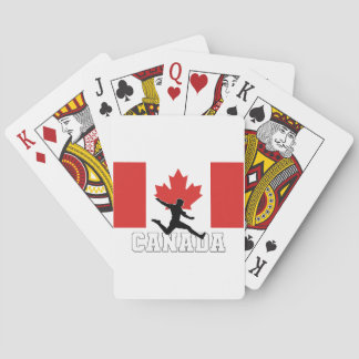 Canada Football Voetbal Nationaal Team Pokerkaarten