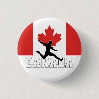 Canada Football Voetbal Nationaal Team Ronde Button 3,2 Cm