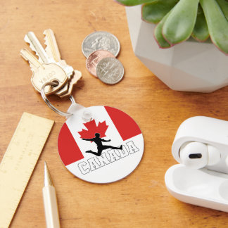 Canada Football Voetbal Nationaal Team Sleutelhanger