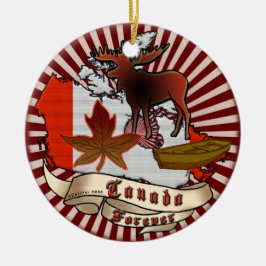 Canada Forever Keramisch Ornament
