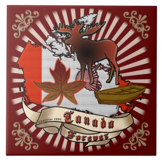 Canada Forever Tegeltje (Voorkant)