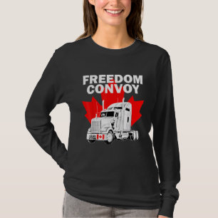 Canada Freedom Convoy 2022 Canadian Truckers Suppo T-shirt