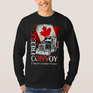 Canada Freedom Convoy 2022 Canadian Truckers Suppo T-shirt