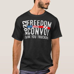 Canada Freedom Convoy 2022 Canadian Truckers Suppo T-shirt
