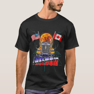 Canada Freedom Convoy 2022 Canadian Truckers Suppo T-shirt