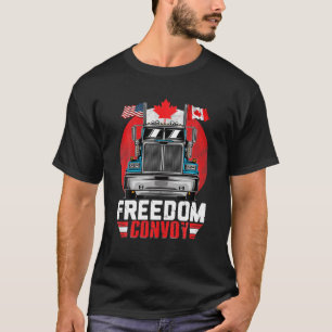 Canada Freedom Convoy 2022 Canadian Truckers Suppo T-shirt