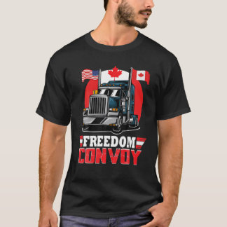 Canada Freedom Convoy 2022 Canadian Truckers Suppo T-shirt