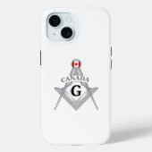 Canada freemasonry sign Case-Mate iPhone case (Achterkant)