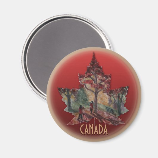 Canada Fridge Magnet Canada Maple Leaf Magnets (Voorkant / Achterkant)