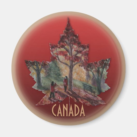 Canada Fridge Magnet Canada Maple Leaf Magnets (Voorkant)