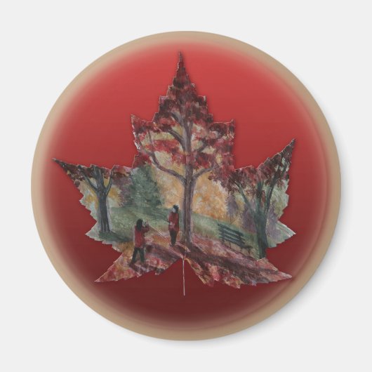 Canada Fridge Magnet Canada Maple Leaf Magnets (Voorkant)