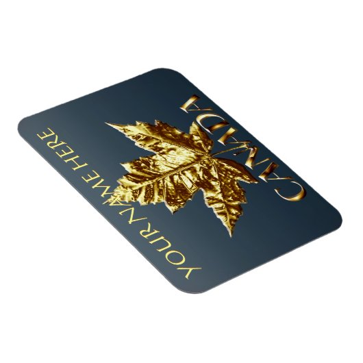 Canada Fridge Magnet Gold Canada Souvenir Magnets Magneet (Rechterzijde)