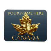 Canada Fridge Magnet Gold Canada Souvenir Magnets Magneet (Horizontaal)