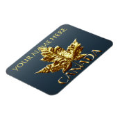 Canada Fridge Magnet Gold Canada Souvenir Magnets Magneet (Linkerzijde)