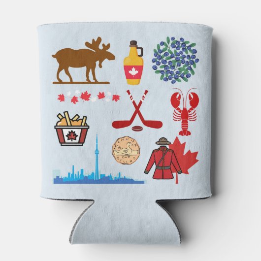 Canada Fun Blikjeskoeler (Achterkant)