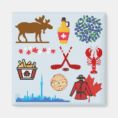 Canada Fun Magneet (Voorkant)