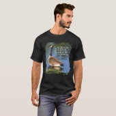 Canada Gans Confucius Kennis Citaat T-shirt (Voorkant volledig)