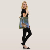Canada-gans in water olieverfschilderij tote bag (Op model)