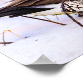 Canada Gans Poster in Sneeuw (Hoek)