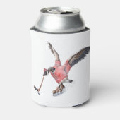 Canada Gans Spelen Hockey Blikjeskoeler (Blikje Achterkant)