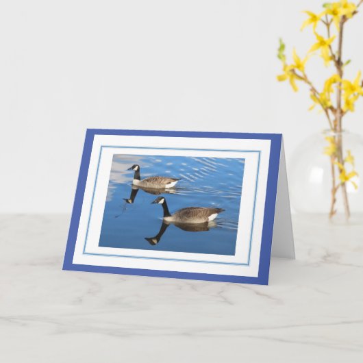 Canada Ganzen Groeten Kaart (Gele Bloem)