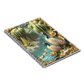 Canada Ganzen te midden van de Huilende Wilgen Notitieboek (Rechterzijde)