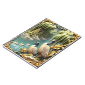 Canada Ganzen te midden van de Huilende Wilgen Notitieboek (Linkerzijde)