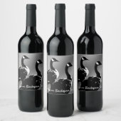 Canada Ganzenfles Etiketten Gouden Ganzenetiketten (Flessen)