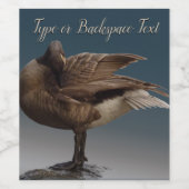 Canada Ganzenfles Etiketten Gouden Ganzenetiketten (Enkel label)