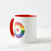 Canada Gay Pride Mok (Voorkant links)