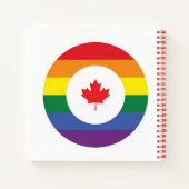Canada Gay Pride Notitieboek (Achterkant)