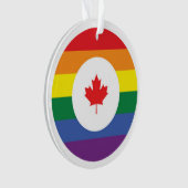 Canada Gay Pride Ornament (voorkant)