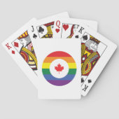 Canada Gay Pride Pokerkaarten (Achterkant)