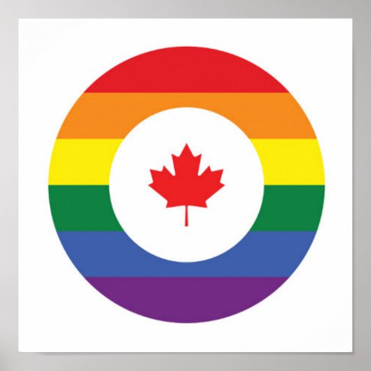 Canada Gay Pride Poster (Voorkant)