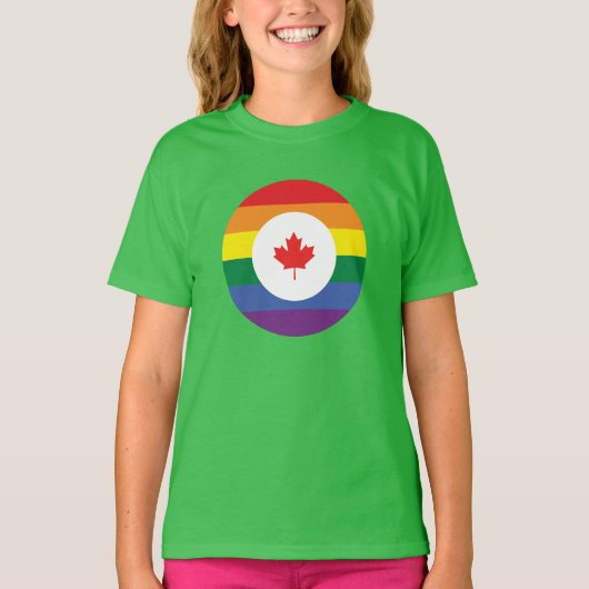 Canada Gay Pride T-shirt (Voorkant)