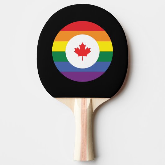 Canada Gay Pride Tafeltennisbatje (Voorkant)