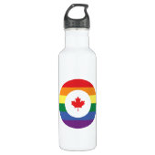 Canada Gay Pride Waterfles (Voorkant)